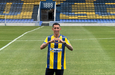 Imagen de Ángel Di María fue presentado como nuevo jugador de Rosario Central