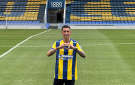 Imagen de Ángel Di María fue presentado como nuevo jugador de Rosario Central