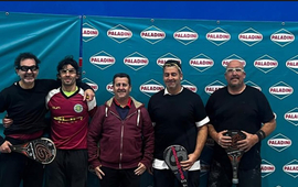 Imagen de Pelota Paleta: Estévez y Caroselli del Rowing Club, fueron 3º puesto en Rosario