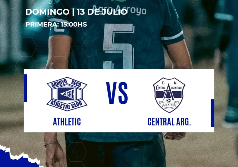 Imagen de Fútbol: Athletic y Central Argentino, jugarán la Final de Ida el 13/07 a las 15 hs en el Gabino Machuca