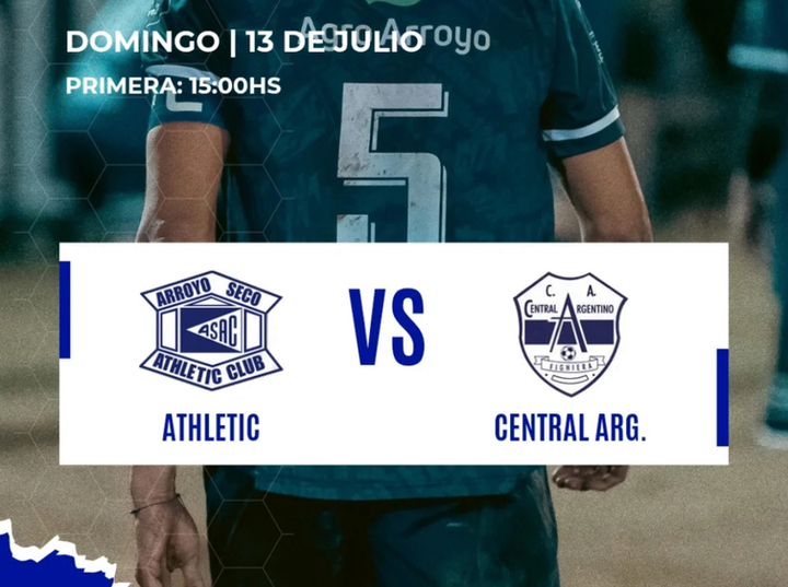 Imagen de Fútbol: Athletic y Central Argentino, jugarán la Final de Ida el 13/07 a las 15 hs en el Gabino Machuca