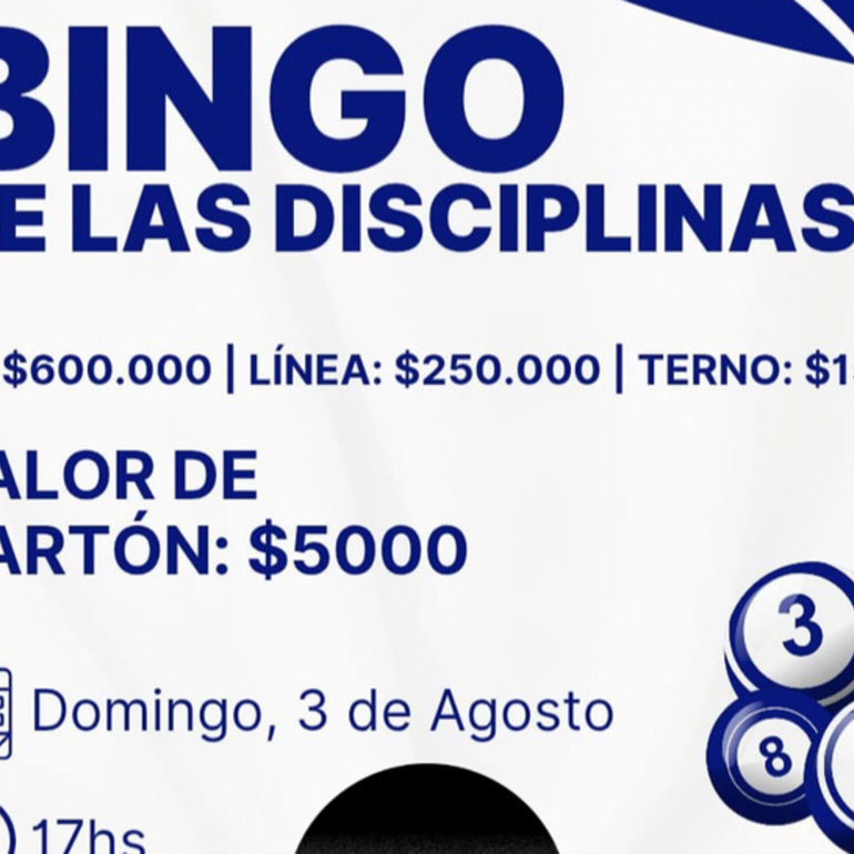 Imagen de El Bingo de las Disciplinas de Athletic se reprogramó para el 3/08