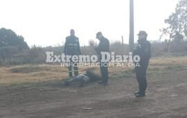 La situación tuvo lugar esta mañana en la vecina localidad.