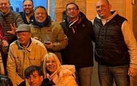 El Jefe de Bomberos festejó como propia la victoria de Gustavo De Lorenzi.