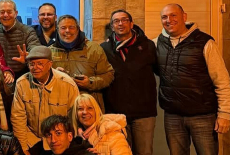 El Jefe de Bomberos festejó como propia la victoria de Gustavo De Lorenzi.