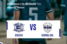 Imagen de Fútbol: Athletic y Central Argentino juegan mañana la Final de Ida en 1era división