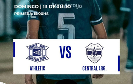 Imagen de F&uacute;tbol: Athletic y Central Argentino juegan ma&ntilde;ana la Final de Ida en 1era divisi&oacute;n