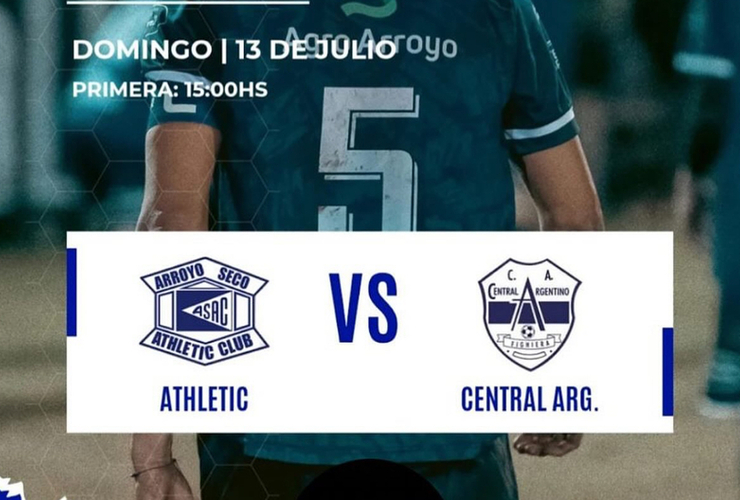 Imagen de Fútbol: Athletic y Central Argentino juegan mañana la Final de Ida en 1era división