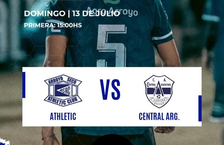 Imagen de Fútbol: Athletic y Central Argentino juegan mañana la Final de Ida en 1era división