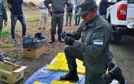 Gendarmería Nacional incautó más de 172 kilos de cocaína.