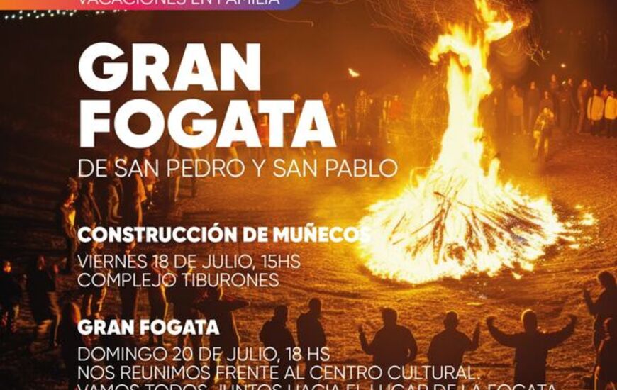 Imagen de Cierre de vacaciones con la tradicional Fogata de San Pedro y San Pablo