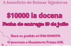 Imagen de Venta de pastelitos a beneficio de Reinas Tejedoras