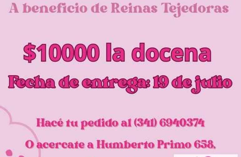 Imagen de Venta de pastelitos a beneficio de Reinas Tejedoras