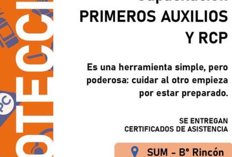 Imagen de Capacitación en Primeros Auxilios y RCP en Pavón