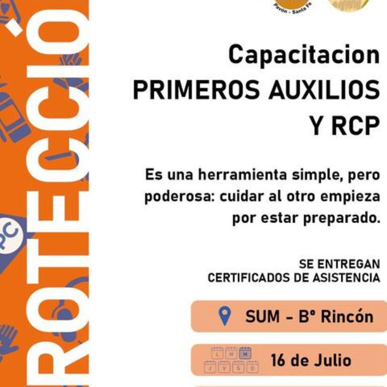 Imagen de Capacitación en Primeros Auxilios y RCP en Pavón
