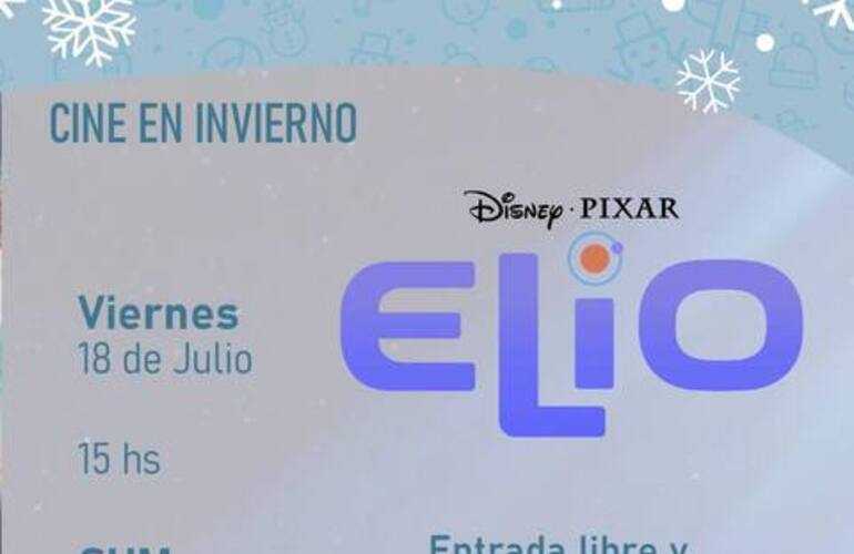 Imagen de Cine en vacaciones: Pavón proyecta Elio con entrada libre y gratuita