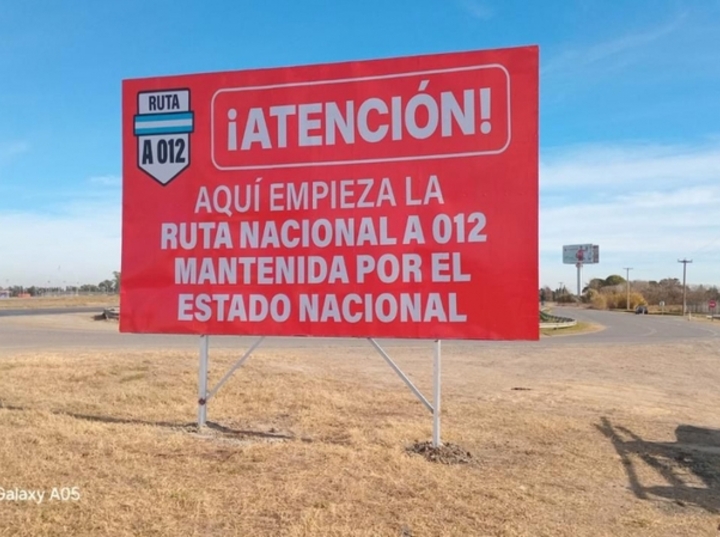 Imagen de Rutas nacionales sin mantenimiento en la provincia: señalizan con carteles por el estado catastrófico en que se encuentran