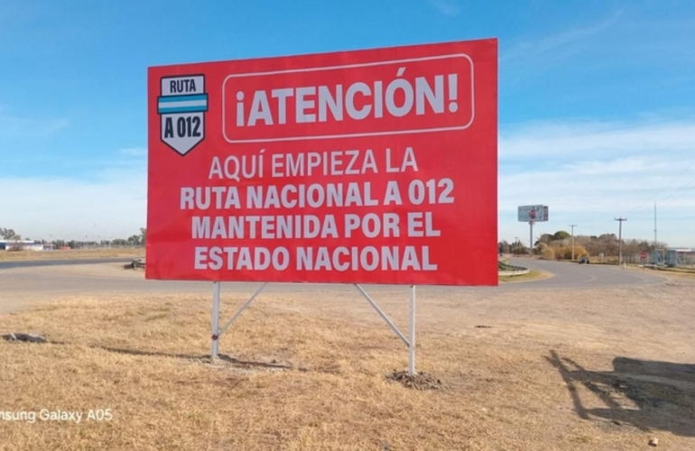 Imagen de Rutas nacionales sin mantenimiento en la provincia: señalizan con carteles por el estado catastrófico en que se encuentran