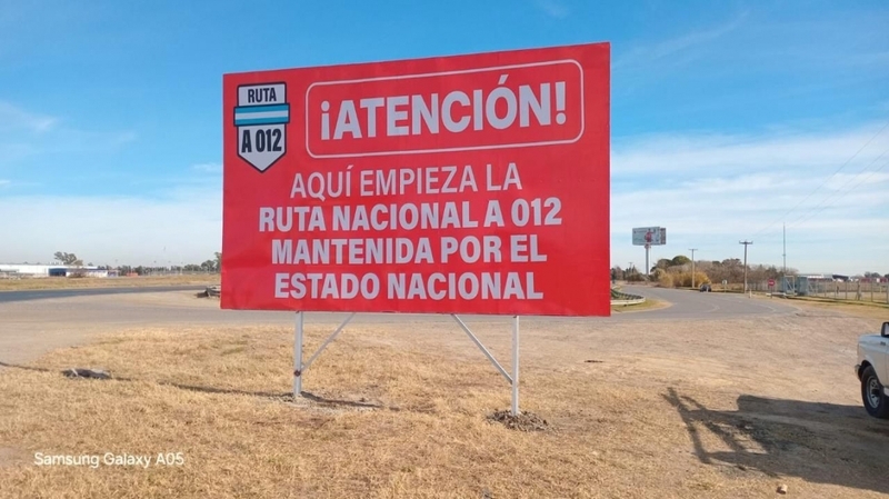 Imagen de Rutas nacionales sin mantenimiento en la provincia: se&ntilde;alizan con carteles �por el estado catastr&oacute;fico� en que se encuentran