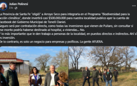 Foto: captura de pantalla posteo.