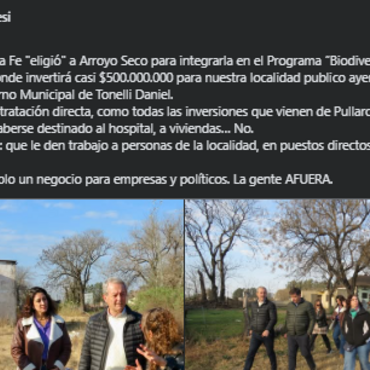 Foto: captura de pantalla posteo.