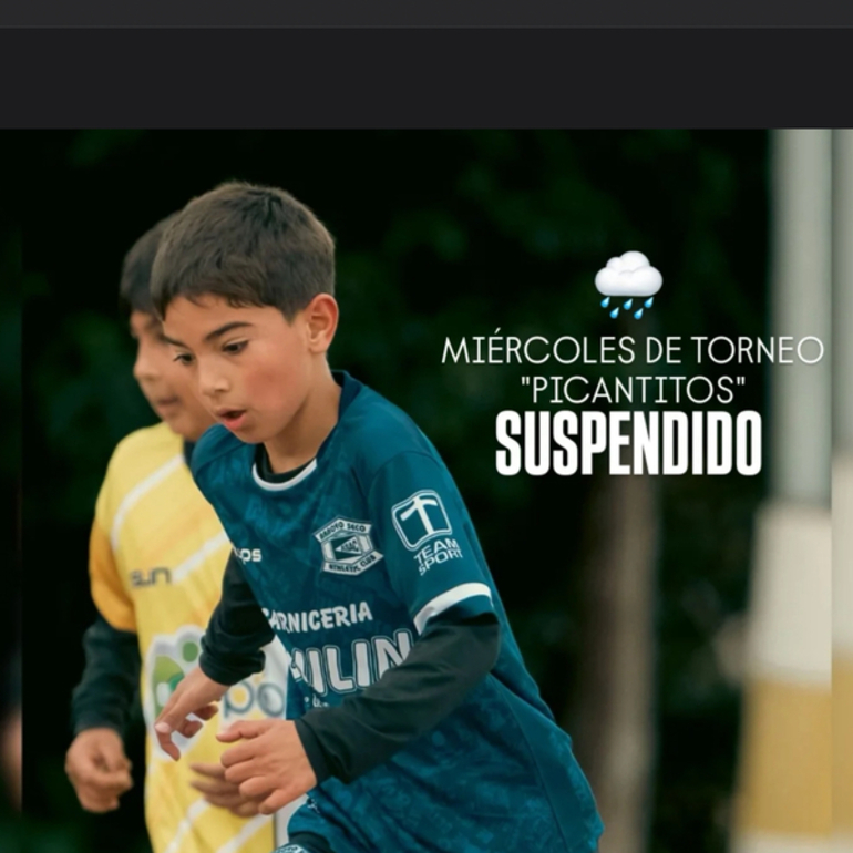 Imagen de Este miércoles, se suspendió la jornada del Torneo 'Picantitos'