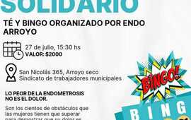 Imagen de Endo Arroyo organiza un bingo solidario para visibilizar la lucha contra la endometriosis