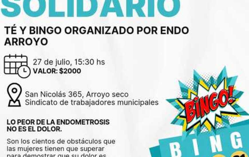 Imagen de Endo Arroyo organiza un bingo solidario para visibilizar la lucha contra la endometriosis