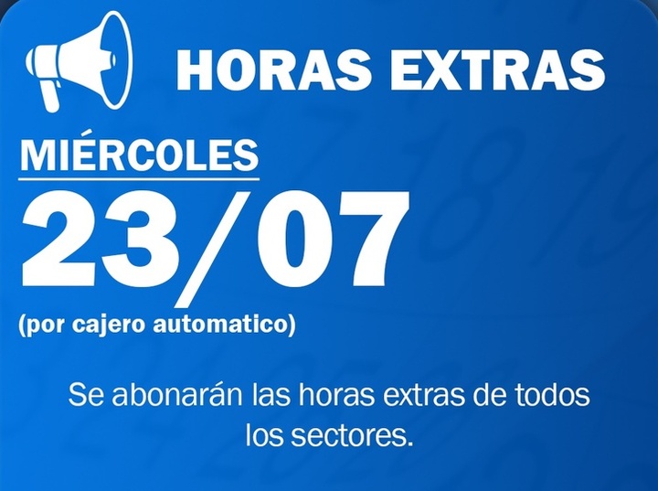 Imagen de El Sindicato de Trabajadores Municipales anunció el pago de horas extras