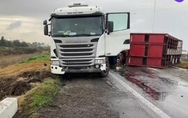 Los desvíos se realizan por la ruta A012 hacia Ricardone.