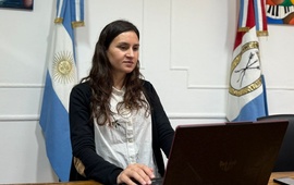 Imagen de La Visadora Técnica, Camila Di Giacinti del Colegio de Arquitectura Distrito 2, tiene visitas mensuales en el Anexo Municipal