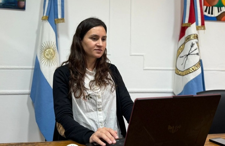 Imagen de La Visadora Técnica, Camila Di Giacinti del Colegio de Arquitectura Distrito 2, tiene visitas mensuales en el Anexo Municipal