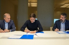 Pullaro durante la firma del convenio en Buenos Aires. (GSF)