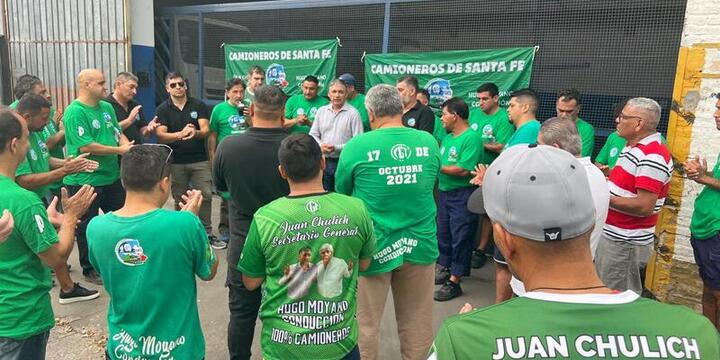 Imagen de Camioneros de Santa Fe consolida su conducción y fortalece su compromiso con los trabajadores a través de la lista Verde y Blanca
