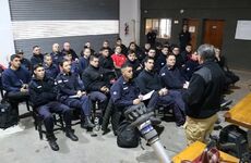 Organizado por la Asociación, participaron Bomberos de Arroyo Seco y Bomberos Zapadores.