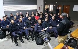 Organizado por la Asociación, participaron Bomberos de Arroyo Seco y Bomberos Zapadores.