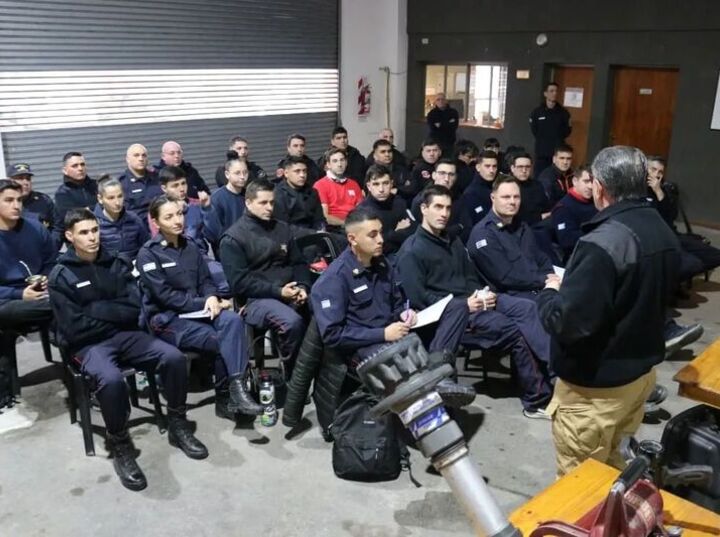 Organizado por la Asociación, participaron Bomberos de Arroyo Seco y Bomberos Zapadores.