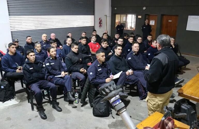 Organizado por la Asociación, participaron Bomberos de Arroyo Seco y Bomberos Zapadores.