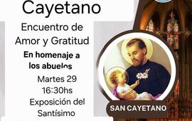 Imagen de Encuentro en homenaje a los abuelos en la Capilla San Cayetano