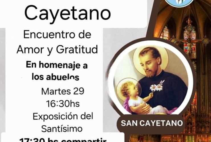 Imagen de Encuentro en homenaje a los abuelos en la Capilla San Cayetano