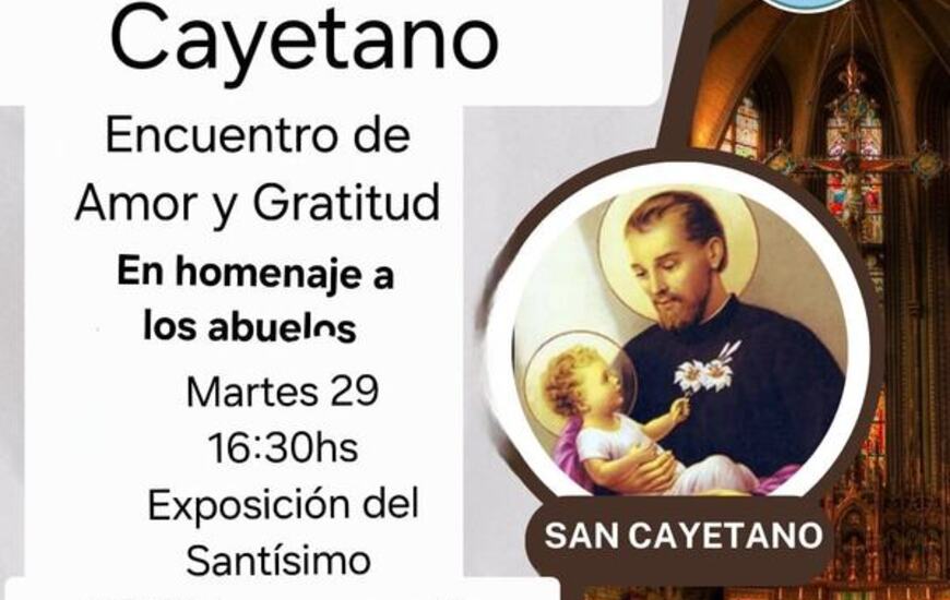 Imagen de Encuentro en homenaje a los abuelos en la Capilla San Cayetano