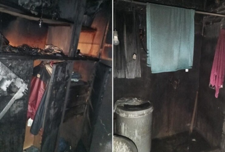 El incendio fatal en la habitación de Bacle al 6400. (Bomberos Zapadores)
