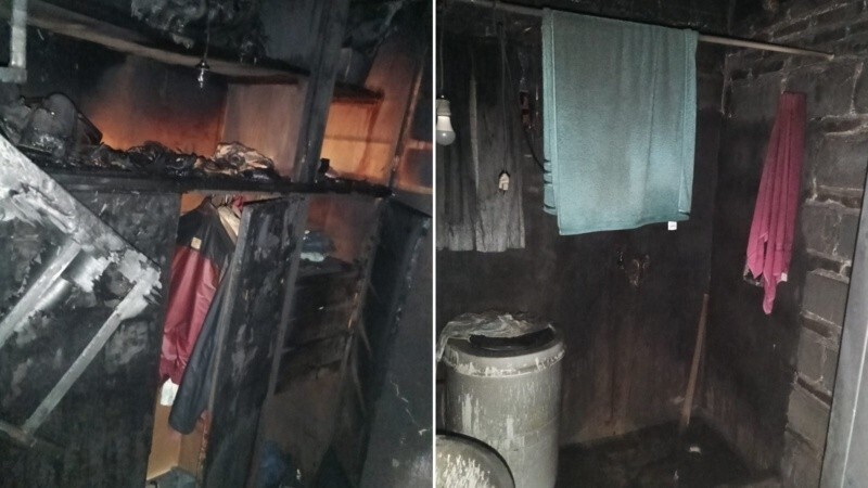 El incendio fatal en la habitaci&oacute;n de Bacle al 6400. (Bomberos Zapadores)