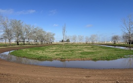 Imagen de Pista de Atletismo: barro, agua estancada y sin actividad