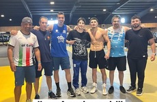 Imagen de Boxeo: Mirco Cuello ya está en Libia para su pelea del 8/08 ante Sergio Ríos