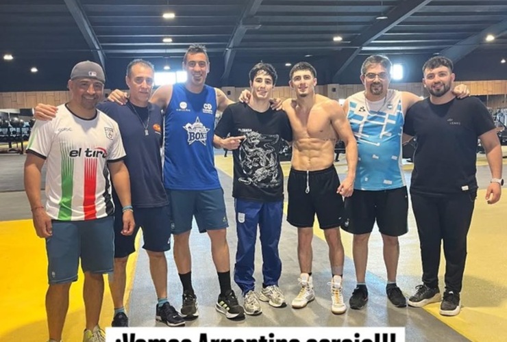 Imagen de Boxeo: Mirco Cuello ya está en Libia para su pelea del 8/08 ante Sergio Ríos