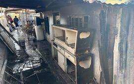 Imagen de Barrio San Francisco de Asís: Voraz incendio en viviendas cercanas a las vías