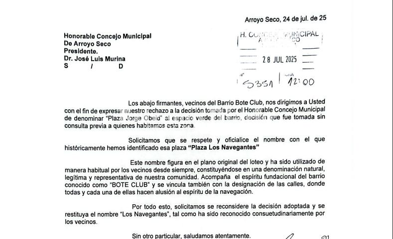 La nota ingres&oacute; en el Orden del D&iacute;a de este martes.