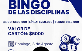 Imagen de El 3/08, Bingo de las Disciplinas en A.S.A.C.