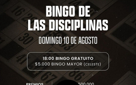 Imagen de El 10/08, Bingo de las Disciplinas en Uni&oacute;n